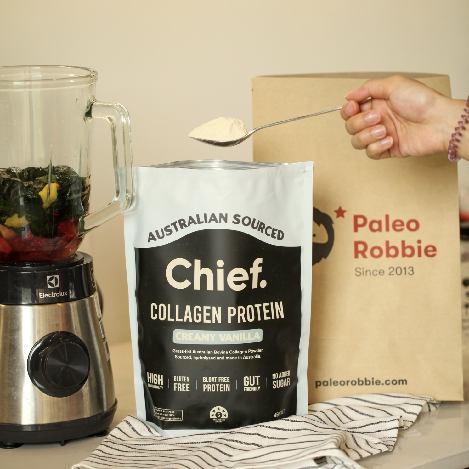 Grass-fed Collagen Protein Powder, Vanilla - Chief